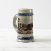 Black Strappy Coffee Mok (Voorkant links)