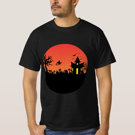 Black Street Style Graphic T-shirt (Voorkant)