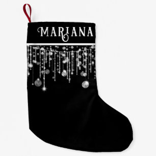 Black String Lights Kleine kerstkous Kerstsok