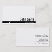 Black Stripe Bodybuilding Visitekaartje (Voorkant / Achterkant)