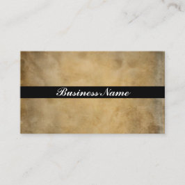 Black Stripe on an elegant Parchment Design Visitekaartje