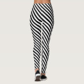 Black Stripe Patroon Leggings (Achterkant)