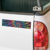 Black Stripe Tie Dye Swirl Sticker (Op Truck)