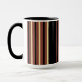 Black Striped Coffee Mok Cup (Links)