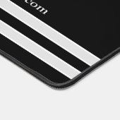 Black Striped Dog Paw Pet Grooming Service Bureaumat (Hoek)