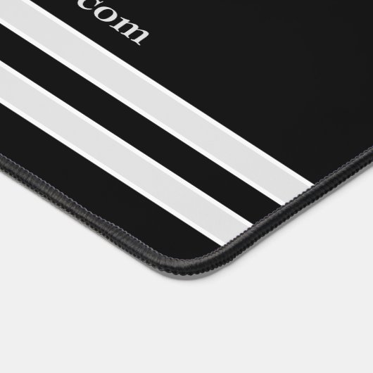 Black Striped Dog Paw Pet Grooming Service Bureaumat (Hoek)