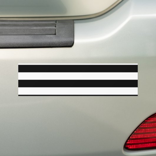 Black Stripes Bumpersticker (Op auto)