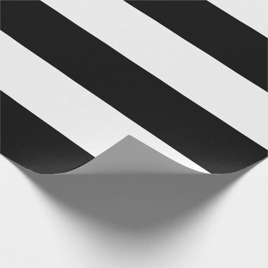 Black Stripes Cadeaupapier (Hoek)