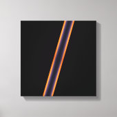 Black Stripes Canvas Afdruk (Voorkant)
