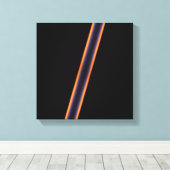 Black Stripes Canvas Afdruk (Insitu (Houten vloer))