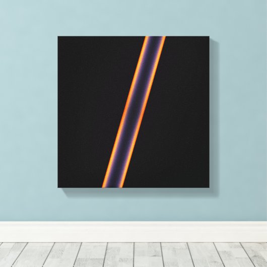 Black Stripes Canvas Afdruk (Insitu (Houten vloer))