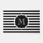 Black Stripes Deurmat (Voorkant)