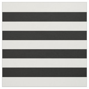 Black Stripes Fabric Stof