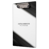 Black Stripes Gold Thin Lines Klembord (Links)