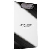 Black Stripes Gold Thin Lines Klembord (Rechts)