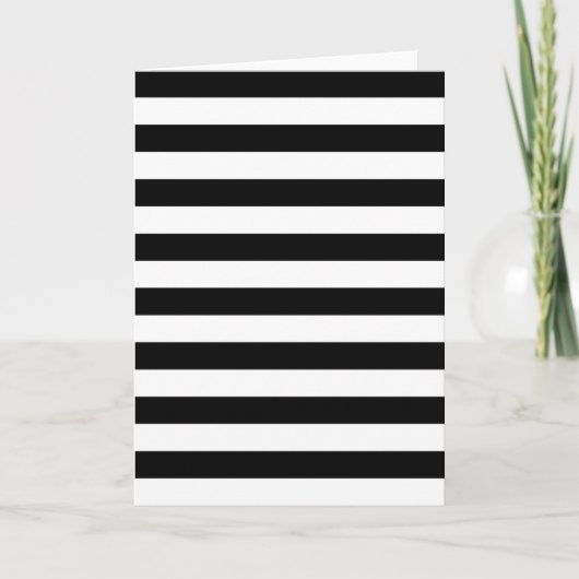 Black Stripes Kaart (Voorkant)