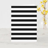 Black Stripes Kaart (Gele Bloem)