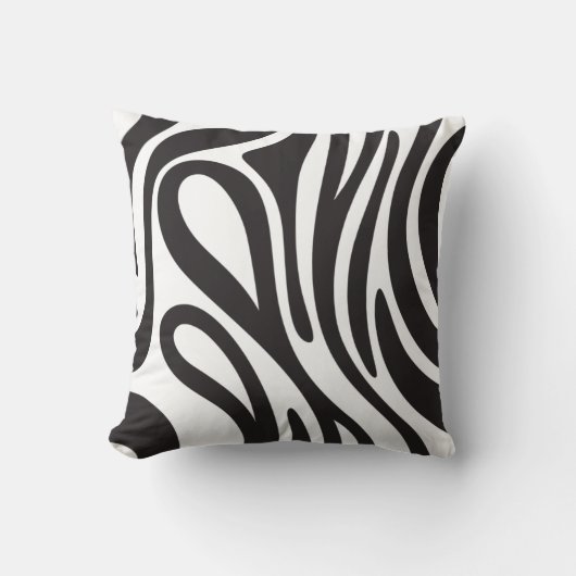 Black Stripes Kussen (Voorkant)