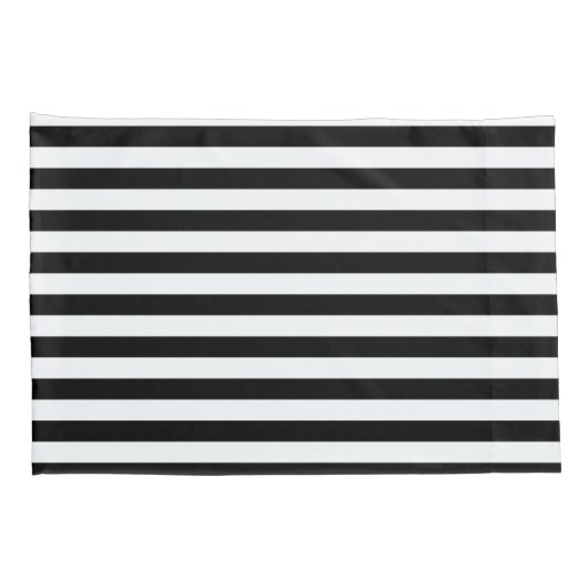 Black Stripes Kussensloop (Achterkant-Rechts)