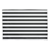 Black Stripes Kussensloop (Voorkant-Links)