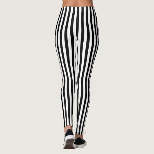 Black Stripes Leggings (Achterkant)