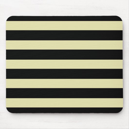 Black Stripes Muismat (Voorkant)
