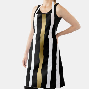 Black Stripes Pattern Schort