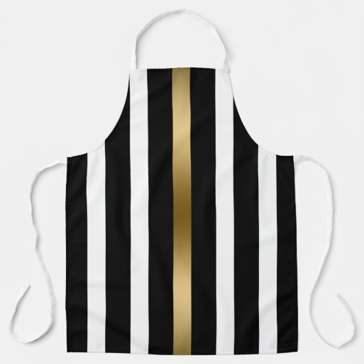 Black Stripes Pattern Schort (Voorkant)