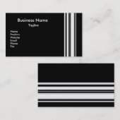 Black Stripes Visitekaartje (Voorkant / Achterkant)