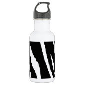 Black Stripes Waterfles (Voorkant)