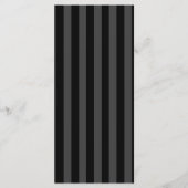 Black Stripes Wedding Menu (Achterkant)