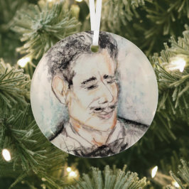 Black Stropdas Affair Glas Ornament