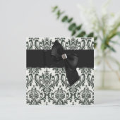 Black Stropdas Affair Kaart (Staand voorkant)