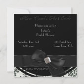 Black Stropdas Affair Kaart (Achterkant)