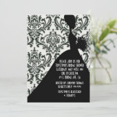 Black Stropdas Affair Kaart (Staand voorkant)