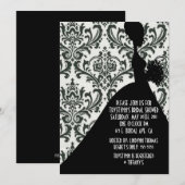 Black Stropdas Affair Kaart (Voorkant / Achterkant)