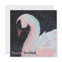 Black Stropdas Dinner Dance Uitnodiging