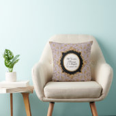 Black Stropdas Elegance 2, Golden Wedding Jubileum Kussen (Stoel)