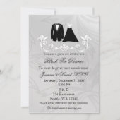 Black Stropdas Event Corporate party Invitation Kaart (Voorkant)