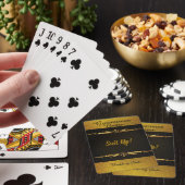 Black Stropdas Groomsman Bicycle Kaart spelen Favo (Insitu)