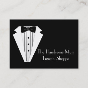Black Stropdas Tuxedo Mannen Store Visitekaartje
