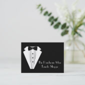 Black Stropdas Tuxedo Mannen Store Visitekaartje (Staand voorkant)