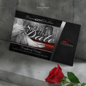 Black Stropdas Wedding Destination Save the Date