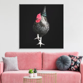 Black Strutting Cocreet nr. 3 Canvas Afdruk (Insitu (Woonkamer))