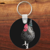 Black Strutting Cocreet nr. 3 Sleutelhanger (Voorkant)