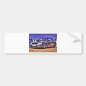 Black Subaru Impreza WRX STi Bumpersticker (Voorkant)