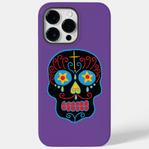 Black Sugar Skull Hoesje-Mate iPhone draagtas Case-Mate iPhone 14 Pro Max Hoesje