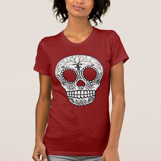 Black Sugar Skull T-shirt (Voorkant)