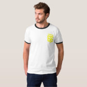 🍽️Black Suit Chef 66 T-shirt – Stealth Flame Styl (Voorkant volledig)