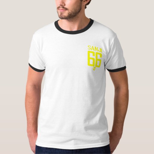 🍽️Black Suit Chef 66 T-shirt – Stealth Flame Styl (Voorkant)